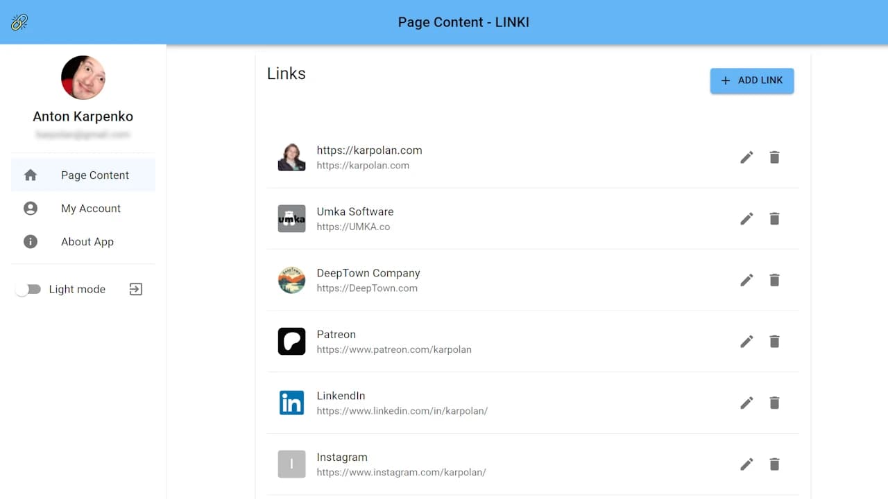 LINKI Desktop App
