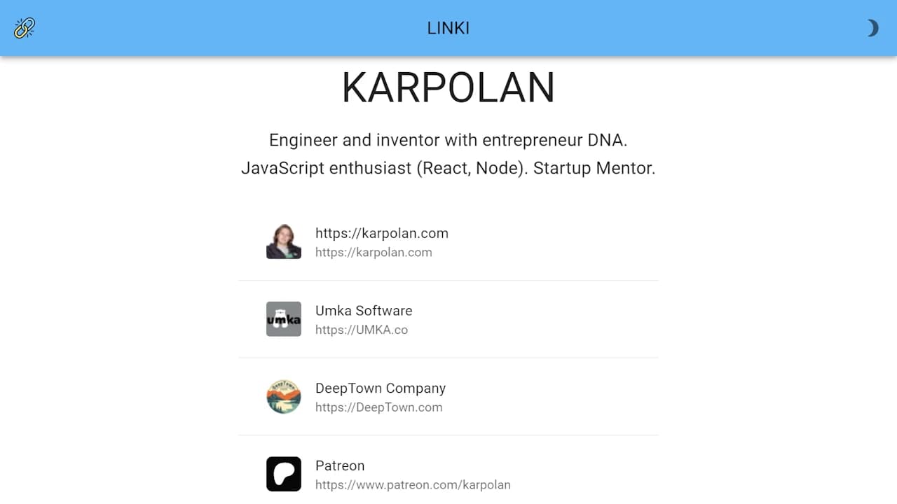 LINKI Public Website