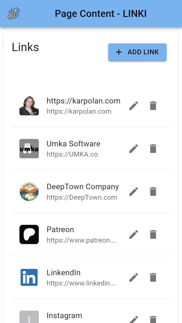 LINKI Mobile App